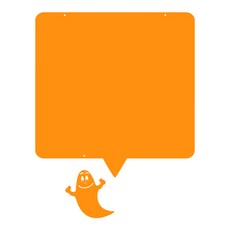 KU 家居裝飾壓克力備忘板 MO 91 懸掛式 橘色