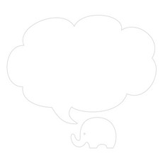 酷家居裝飾壓克力便條板 MO 89 黏貼式 白色