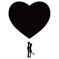 家居裝飾壓克力備忘錄版 MO98 掛勾型 黑色