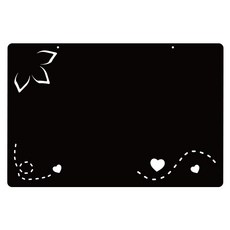 Ku 居家裝潢 壓克力留言板 MO 80 掛式 黑色