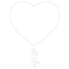 쿠 홈 인테리어 아크릴 메모판 MO 98 부착형 화이트