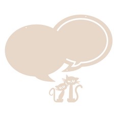 KOO 家居裝飾壓克力留言板 MO 97 掛式 米色