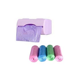 藍色產業 多用途黏貼式衛生保鮮袋捲 5入 + 收納盒, 1套