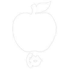 Coo 家居裝飾壓克力便條板 MO 100 黏貼式 白色