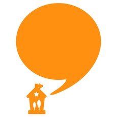 KU 家居裝飾壓克力留言板 MO 94 黏貼式 橘色