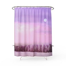 VIZUAL FACTORY 浴簾親愛的月亮森林 1500 x 1800 毫米, 1個