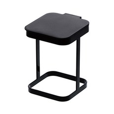 New'N 掀蓋式廚房桌面垃圾桶 T50, 黑色的, 1個