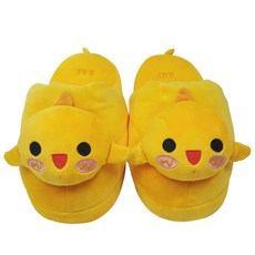 애니팡 성인용 밍크인형 실내화, 아리, 1개