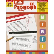 Daily Paragraph Editing Grade 7 Paperback, Evan Moor Educational Publishers