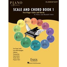 Scale and Chord Book 1: Five-Finger Scales and Chords Paperback, Faber Piano Adventures