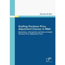 Drafting Purchase Price Adjustment Clauses in M&A Paperback, Diplomica Verlag Gmbh