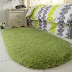 柔軟絨毛橢圓形地毯