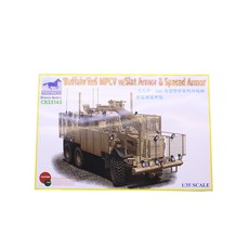 BRONCO 1:35 BUFFALO 6x6 MPCV w/Slat Armor&Spaced Armor塑膠模型, 1個