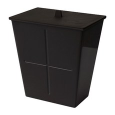 WAYBE HACHIMAN AMBLE TRASH S With Lid, BK-232735, 1개