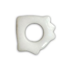 Life Point刮痧指壓按摩器 戒指, 1個, 自然白色