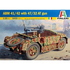ITA6455 1:35 ABM 41:42 WITH 47:32 AT GUN 塑料模型裝甲車, 1個