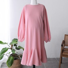 이얀 에이프릴 기모 수유 원피스 임산부복