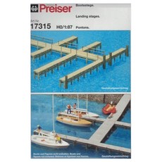 FREJER 1:87複製品碼頭迷你塑膠模型 PRS173153FG, 混色