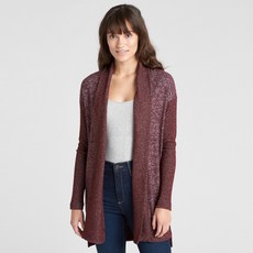갭 여성용 소프트스펀 오픈 프론트 숄 칼라 가디건 스웨터