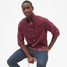 갭 남성용 스탠다드 포플린 셔츠