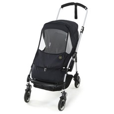 MomNest Bugaboo Bee3/Bee5四季推車雨罩, 藍黑色