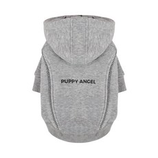 PUPPY ANGEL ER 方線寵物兜帽拉鍊, #95 灰色