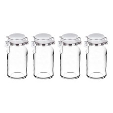 니코트 ZAKKA 셀러메이트 밀폐 유리보틀, 4개입