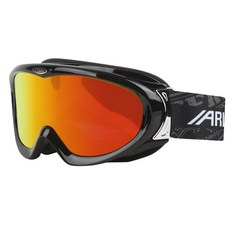 ARISE 雙層鏡片滑雪護目鏡 AWFG040, 黑色+紅色