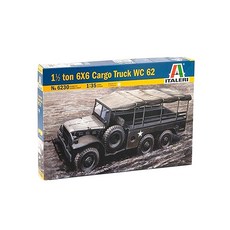 ITALERI 1/35 1-1/2Ton 6 x 6 貨運卡車塑料模型需要組裝和噴漆, 1套