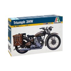 ITALERI 1/9 TRIUMPH 3WH WWII MOTORCYCLE 塑料模型組裝和噴漆, 1套