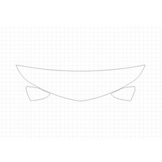 HEXIS 雪佛蘭 Cruze PREMIER HATCH 2018 PVC HFM BIKINI A型 PPF保護膜, 1個, 單一顏色