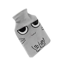 家用可拆式圖案熱敷袋 貓款 350ml, 1個
