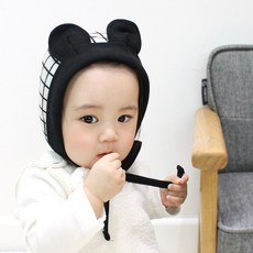 알로하제이 미키체크 보넷 아기모자