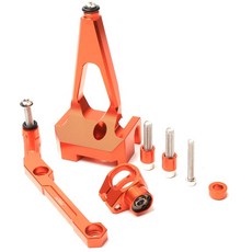 SEP 모터사이클 튜닝 부품 야마하 MT09 호환 알루미늄 스티어링 댐퍼 서포트 브라켓 OR, 1세트