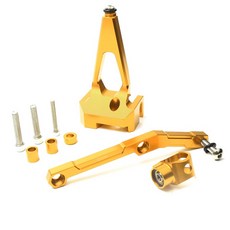 SEP 모터사이클 튜닝 부품 야마하 MT09 호환 알루미늄 스티어링 댐퍼 서포트 브라켓 G, 1세트