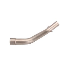 DL 摩托車改裝零件 適用川崎 zx-6r 不鏽鋼中段排氣管 S, 1個