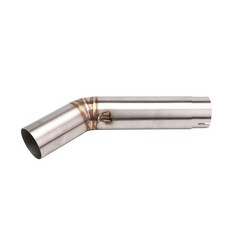 DL 모터사이클 튜닝 부품 스즈키 gsx - r600 K8 호환 스테인리스 중단 연결 배기파이프 은색 MP0048, 1개