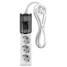 써지오 고용량 배선차단용 멀티탭 3구 WI-MC1636, 1.5m, 1개