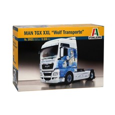 ITALERI ITA3921 1:24 MAN TGX XXL WOLF TRANSPORTE 塑料模型卡車, 1個