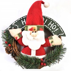 DM I love home聖誕裝飾花環, 圖案聖誕老人