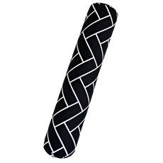 Daeil Company Semi-block 大型糖果抱枕 含枕芯, 黑色