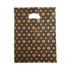 팩스타 펀칭 비닐봉투 PE35 35 x 45 cm, 갈색 AA, 50개