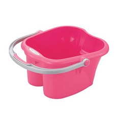 히키스 가족피로회복 건강 발지압 족욕대야 핑크, 1개