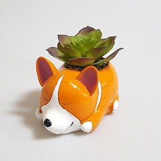 PUKO 小狗多肉植物花盆, C型, 1個