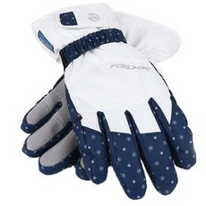 YKEY 女士滑雪手套 SG-1390, SG1390-女款-白M