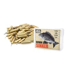 배틀피싱 황동 다운샷스틱 싱커 벌크 BDS1-50B-5G, 50개