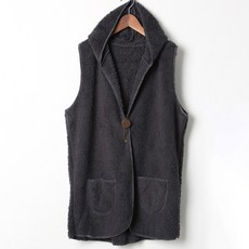 캐리루시 후드조끼 임부복 + 브로치핀