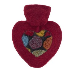 HUGO FROSCH 保溫袋 Hot Pack Heart Fleece Cover 紅色 1L, 1個