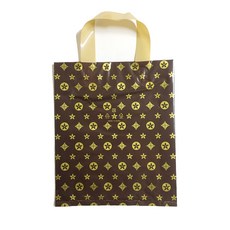 팩스타 손잡이 비닐봉투 M2호 24 x 29 + 3 cm, 갈색AA, 50개입