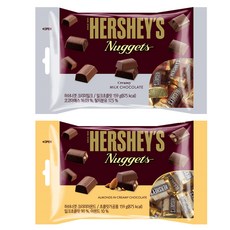 HERSHEY'S 好時 掘金牛奶巧克力159g +杏仁巧克力159g, 1套